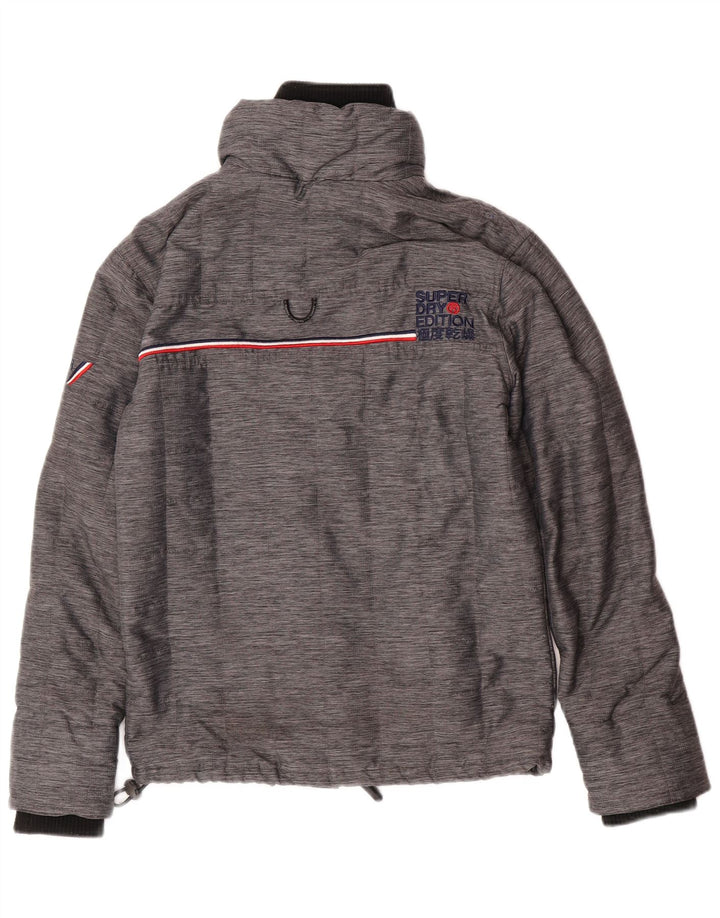 Męska kurtka wiatrówka Superdry UK 34 XS Szary nylon