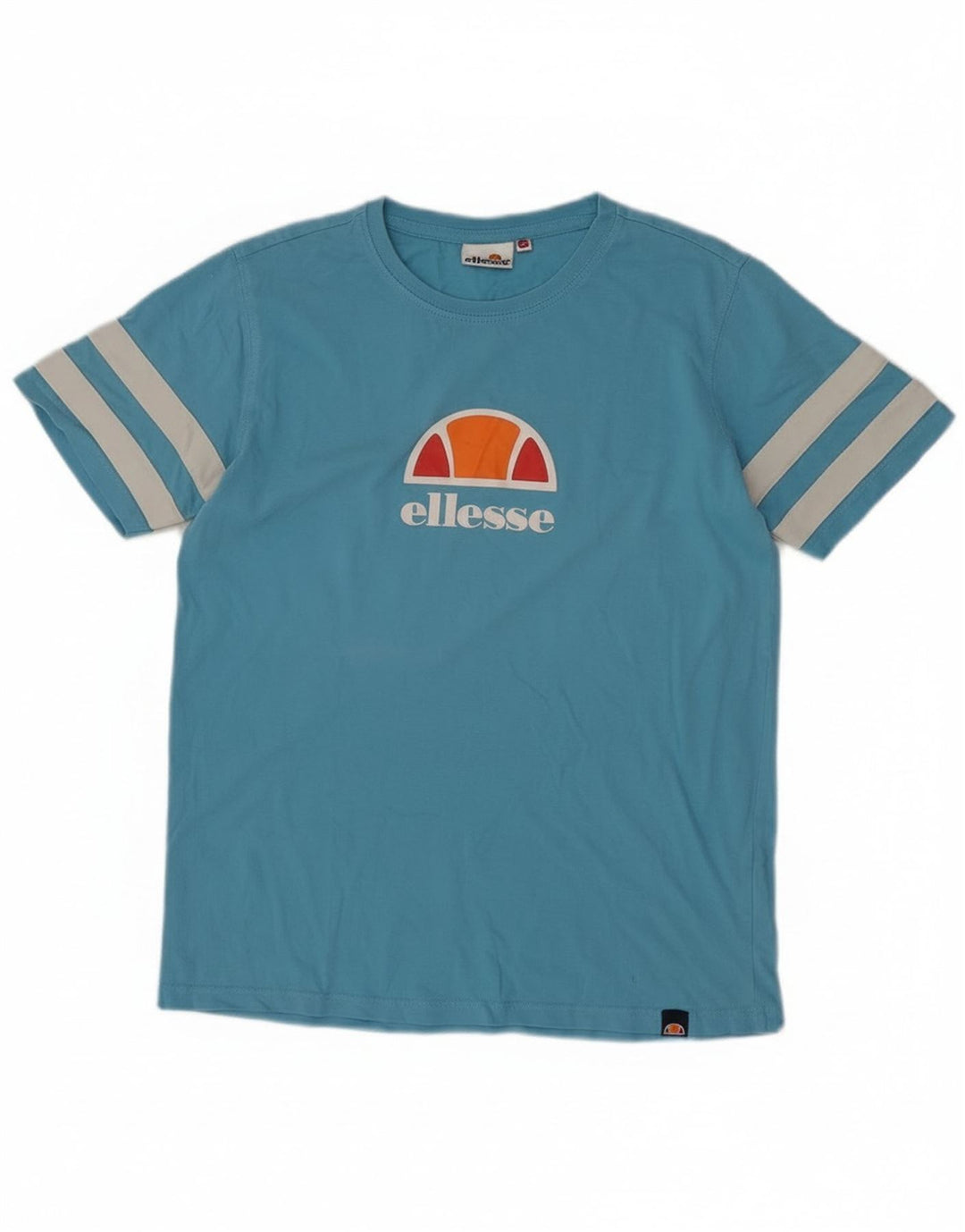 Chłopięcy T-shirt z grafiką Ellesse, 13-14 lat, niebieska bawełna