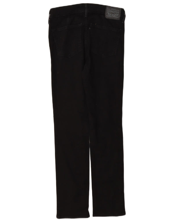 Damskie jeansy Levi's 712 Slim W26 L30 Czarna bawełna