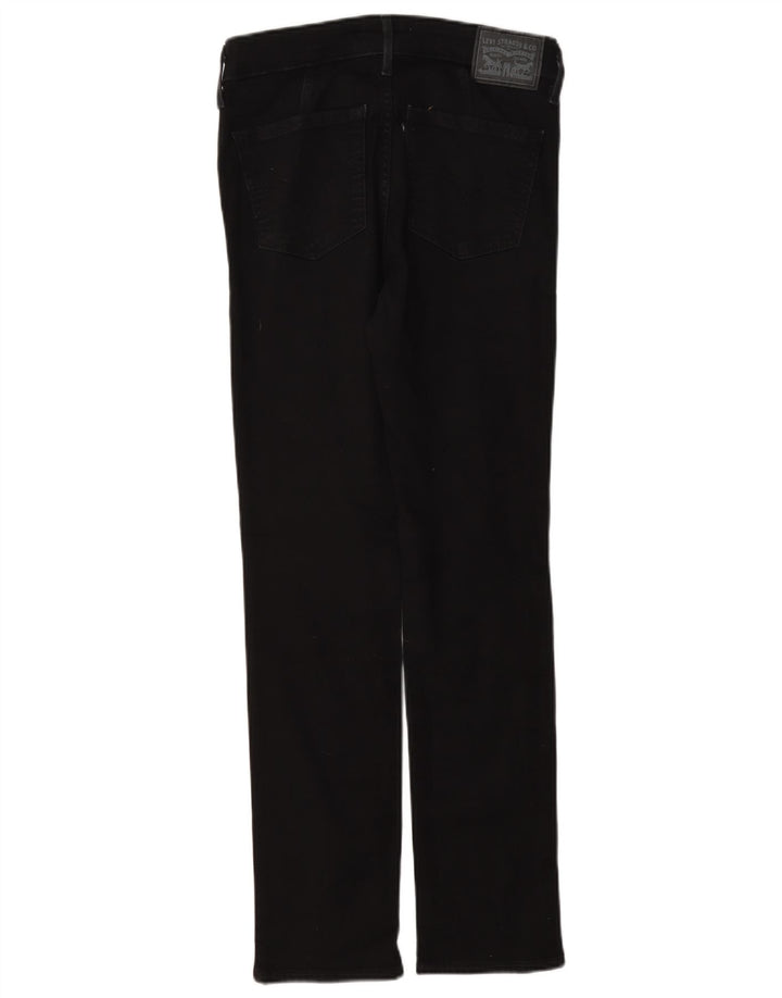 Damskie jeansy Levi's 712 Slim W26 L30 Czarna bawełna