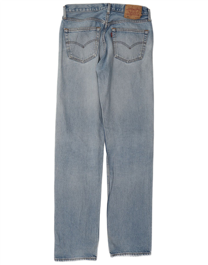 Męskie jeansy Levi's 501 Straight W33 L36 Niebieskie bawełniane