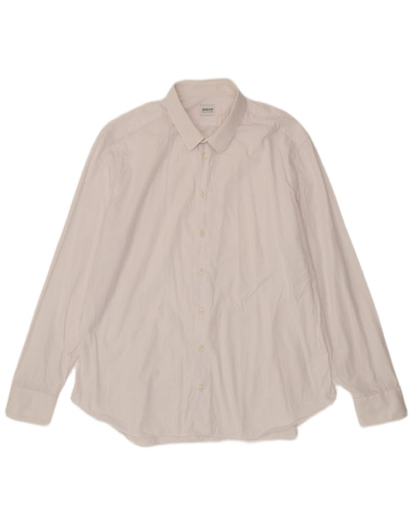 Koszula męska Armani Collezioni rozmiar 45 18 2XL biała