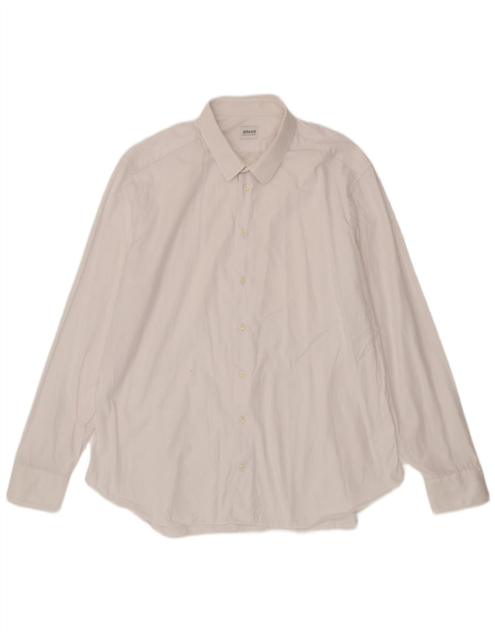 Koszula męska Armani Collezioni rozmiar 45 18 2XL biała