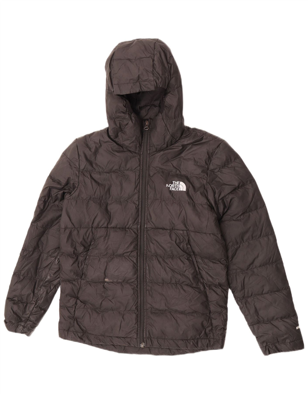 Wyściełana kurtka chłopięca z kapturem The North Face 13-14 lat XL, czarna, poliestrowa