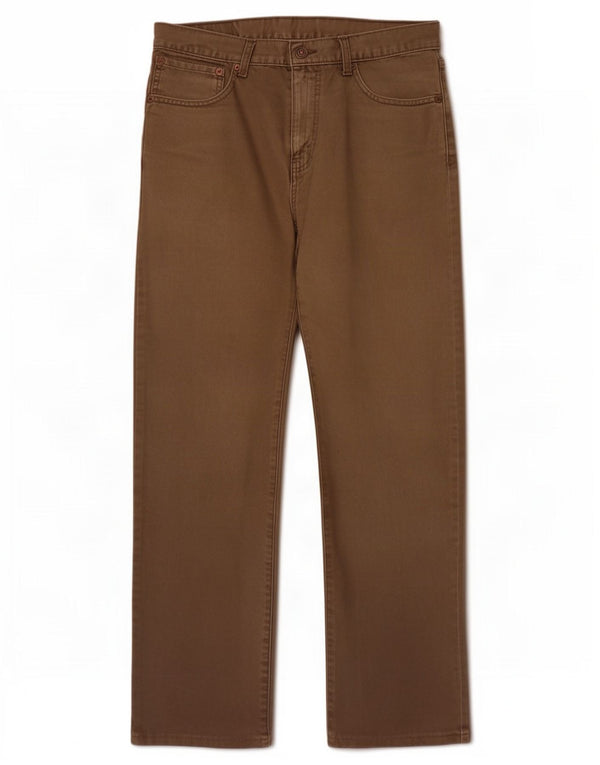 Męskie dżinsy Levi's 751 Straight W32 L30 Brązowa bawełna
