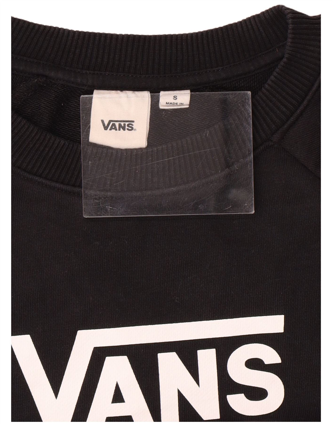 Damski sweter VANS Crop Oversize Graphic UK 10 Small Black
