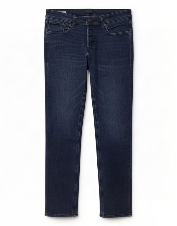 Męskie jeansy Jack & Jones Mike Slim W34 L32 Granatowa bawełna