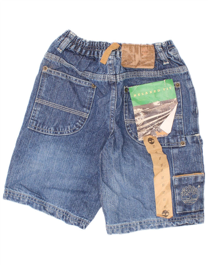Chłopięce spodenki dżinsowe Timberland Cargo 2-3 lata W22 Niebieska bawełna