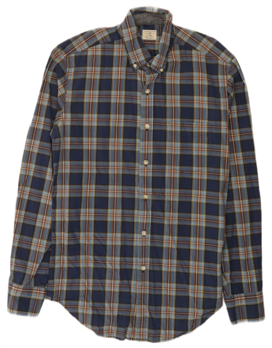 Koszula męska J. Crew, rozmiar 14, 1/2, mała, niebieska, bawełniana kratka