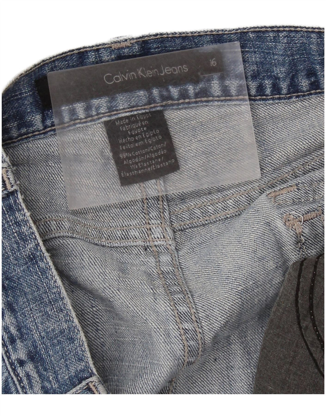Damskie jeansy rozkloszowane CALVIN KLEIN US 16 XL W36 L32 Niebieskie, bawełniane