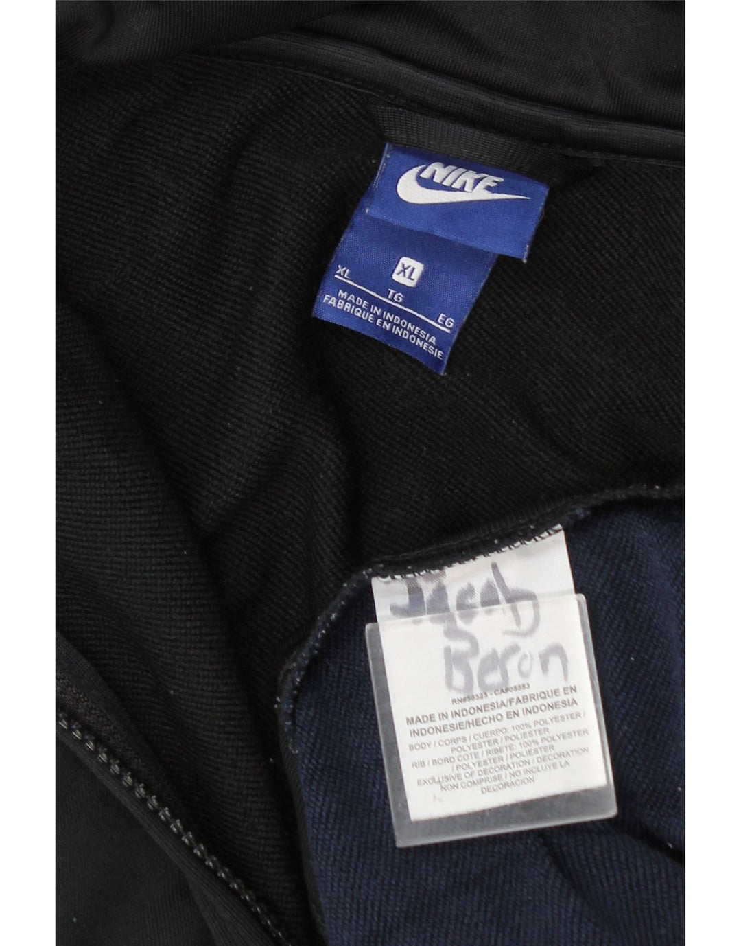 Chłopięca kurtka dresowa Nike 13-14 lat XL, czarny, kolorowy poliester