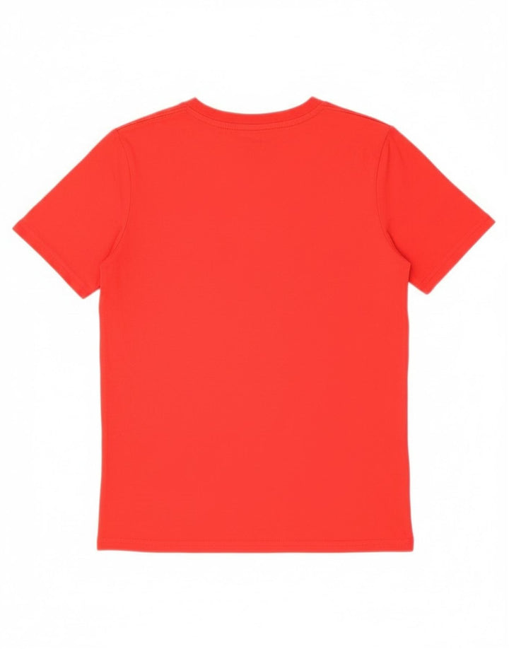 Chłopięcy T-shirt z grafiką Puma 10-11 lat, czerwona bawełna