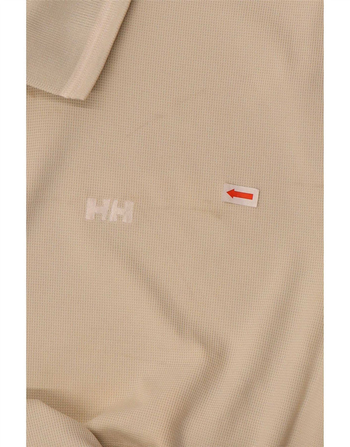 Męska koszulka polo Helly Hansen, duża, beżowa