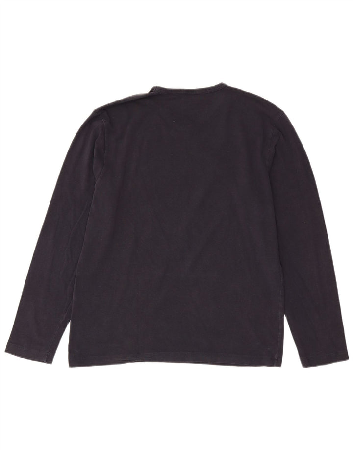 Męski top z długim rękawem Calvin Klein Jeans, średni granat