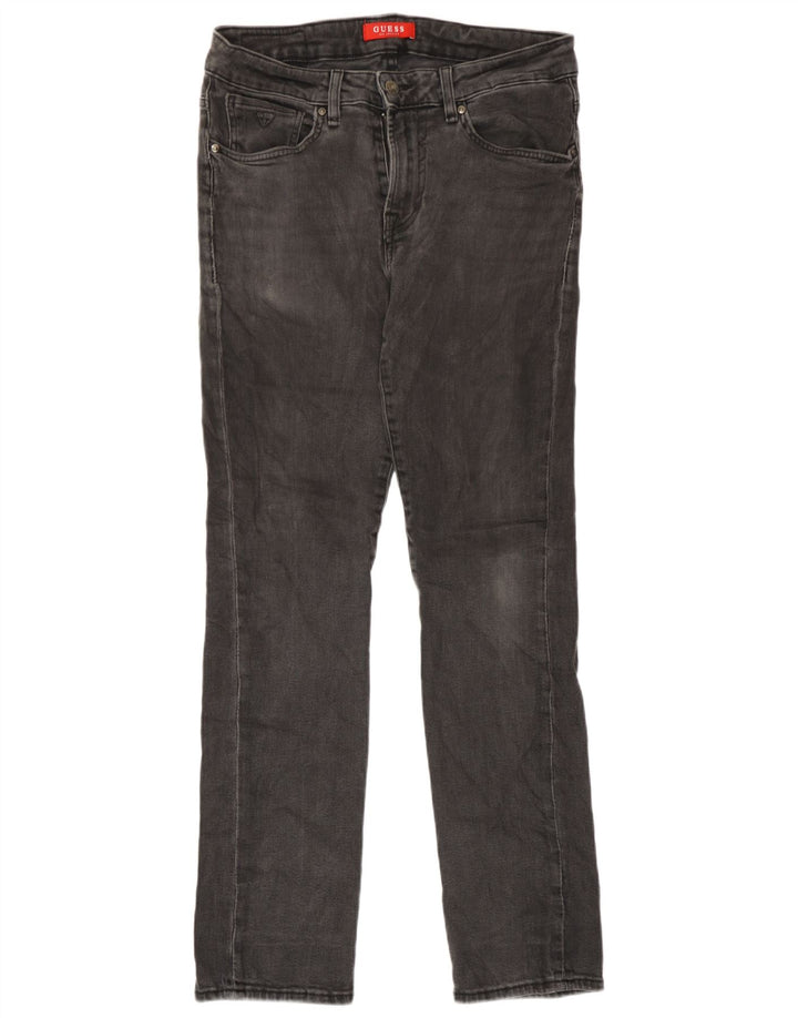 Męskie jeansy Guess Graphic Slim W31 L30 Szara bawełna