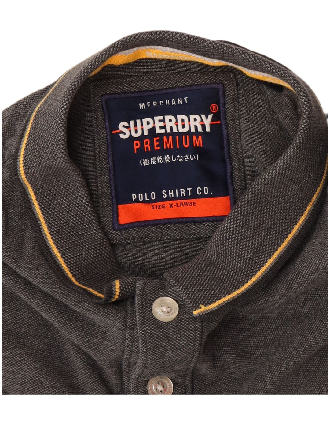Męska koszulka polo Superdry XL, szara