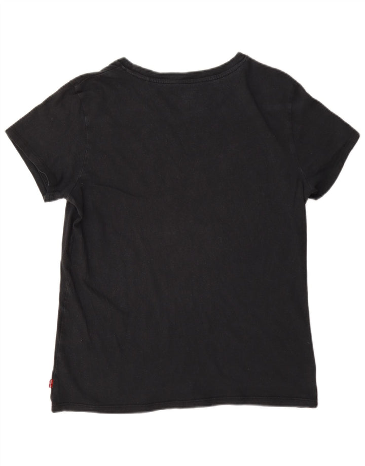 Damska koszulka z grafiką Levi's Top UK 14 Medium Black