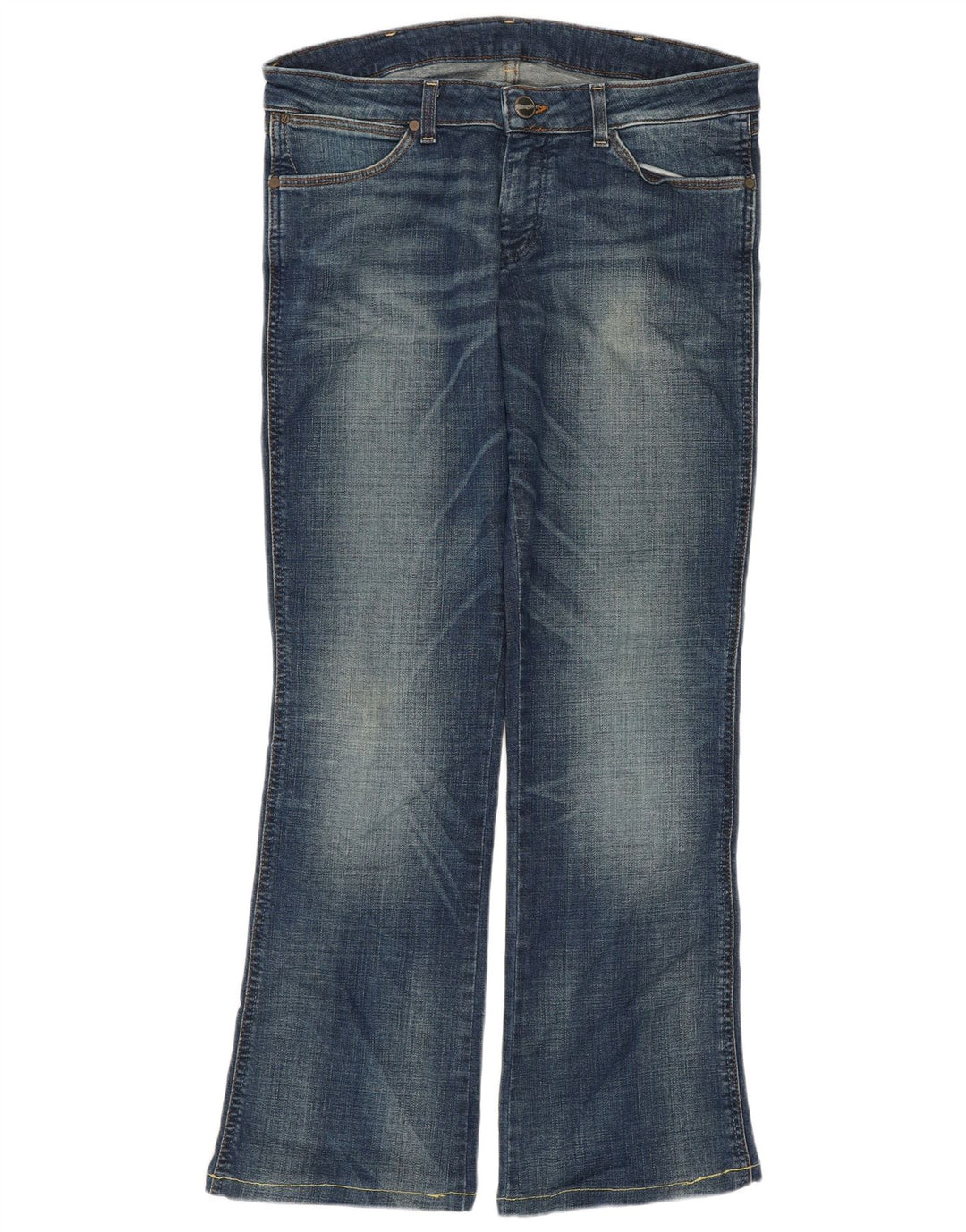 Damskie jeansy WRANGLER Megan Bootcut W32 L29 Niebieskie, bawełniane