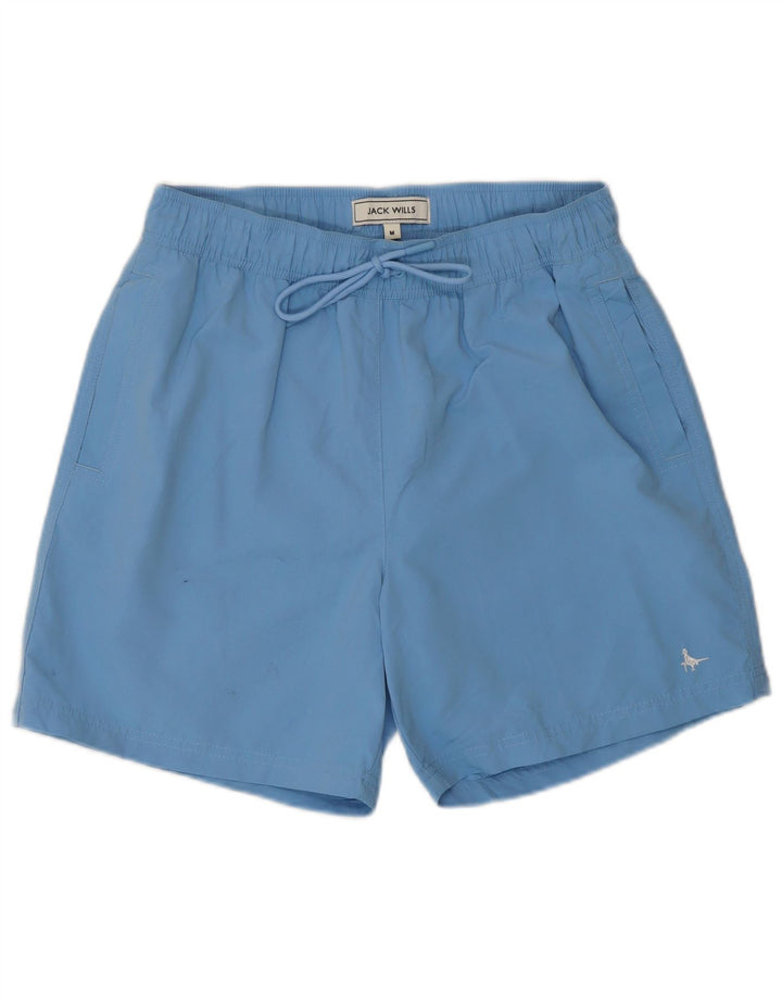 Jack Wills Mens Swimming Shorts Medium Blue Polyester