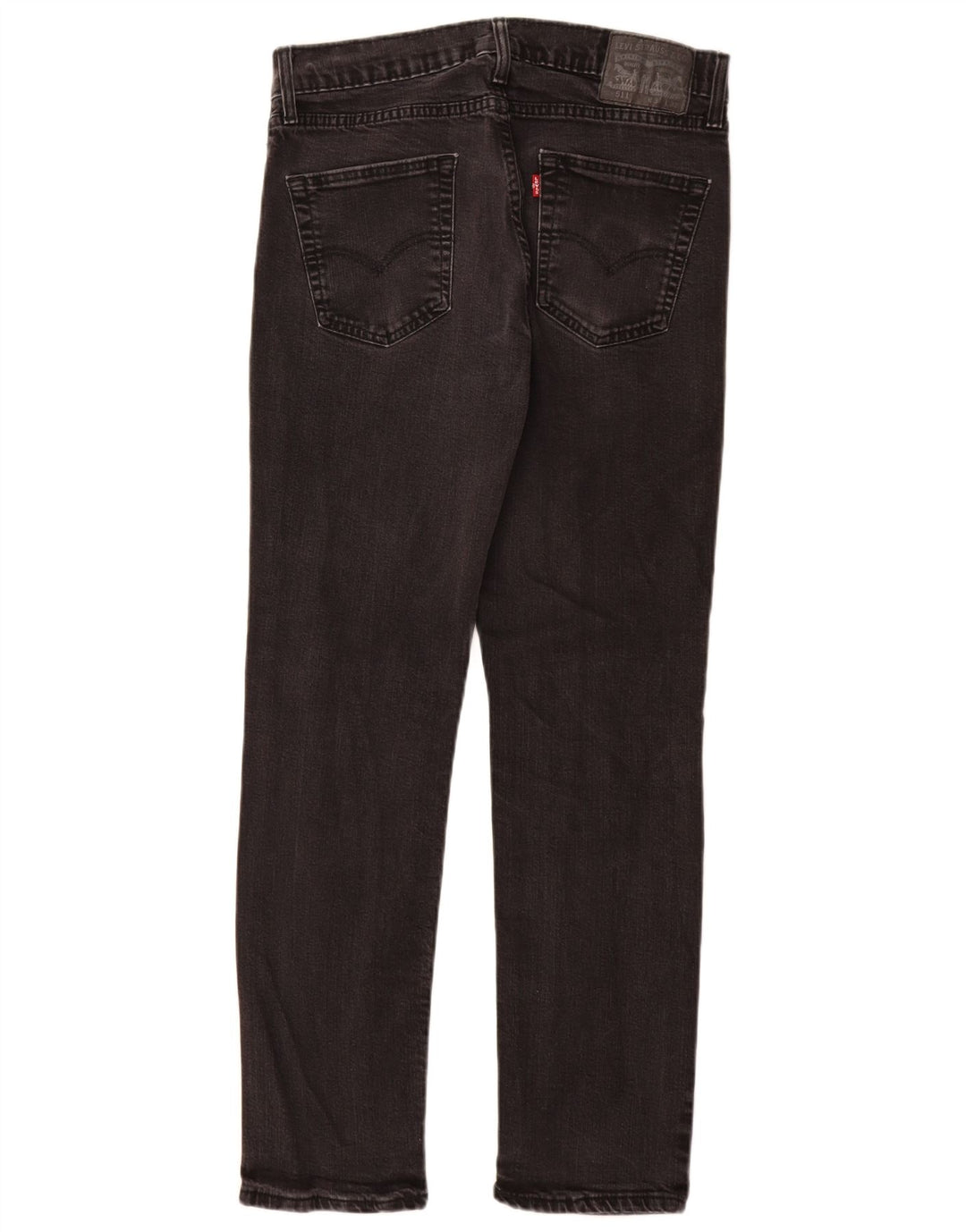 Męskie jeansy Levi's 511 w trudnej sytuacji W34 L32 Czarna bawełna