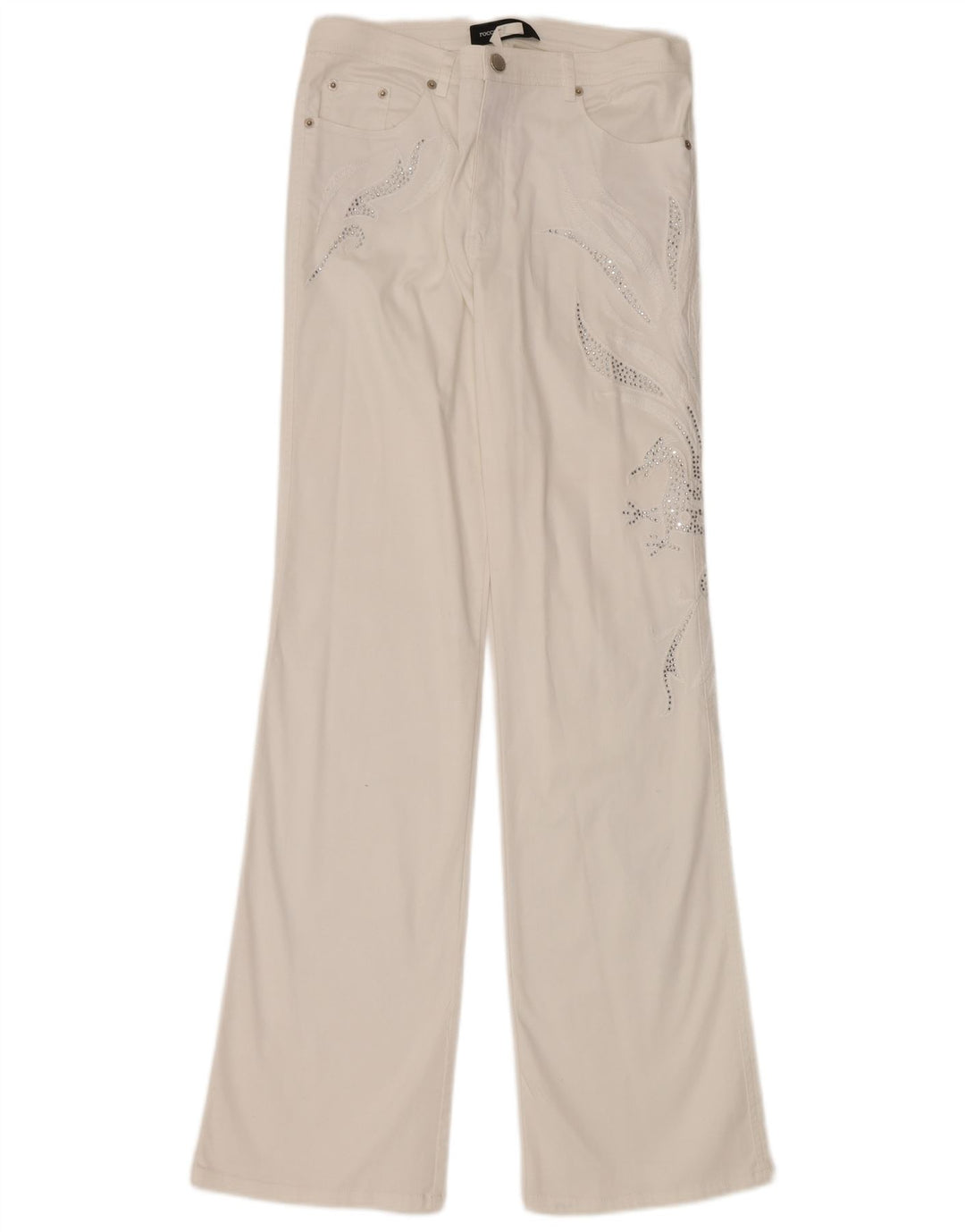 ROCCOBAROCCO Damski zestaw 2 guzików, 2 części UK 14 Średni W32 L34 Biały