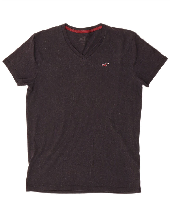 T-shirt męski Hollister Top, średnioszary, bawełniany
