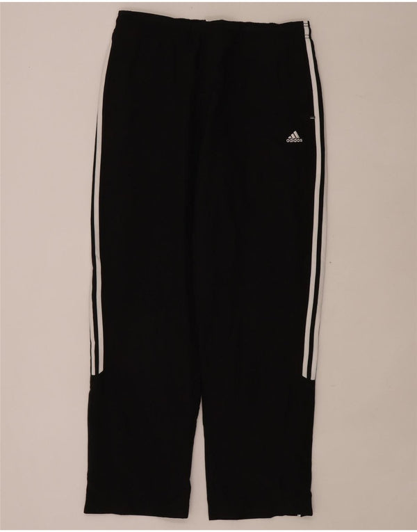 Damskie spodnie dresowe Adidas UK 16, duże, czarne, poliestrowe