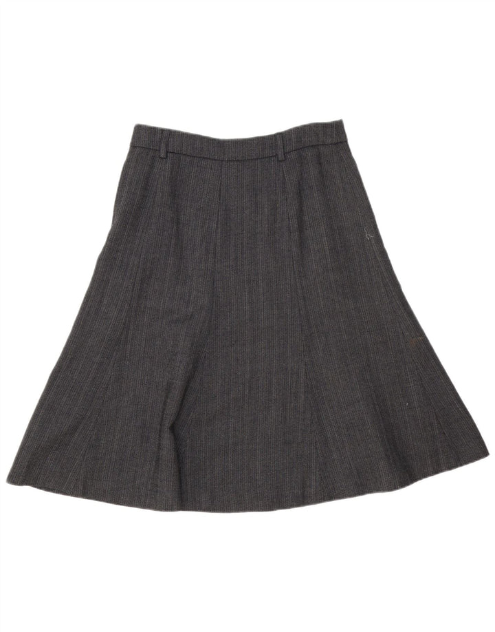 J. Crew Damska spódnica w kształcie litery A US 2 XS W28 Szara wełna w jodełkę