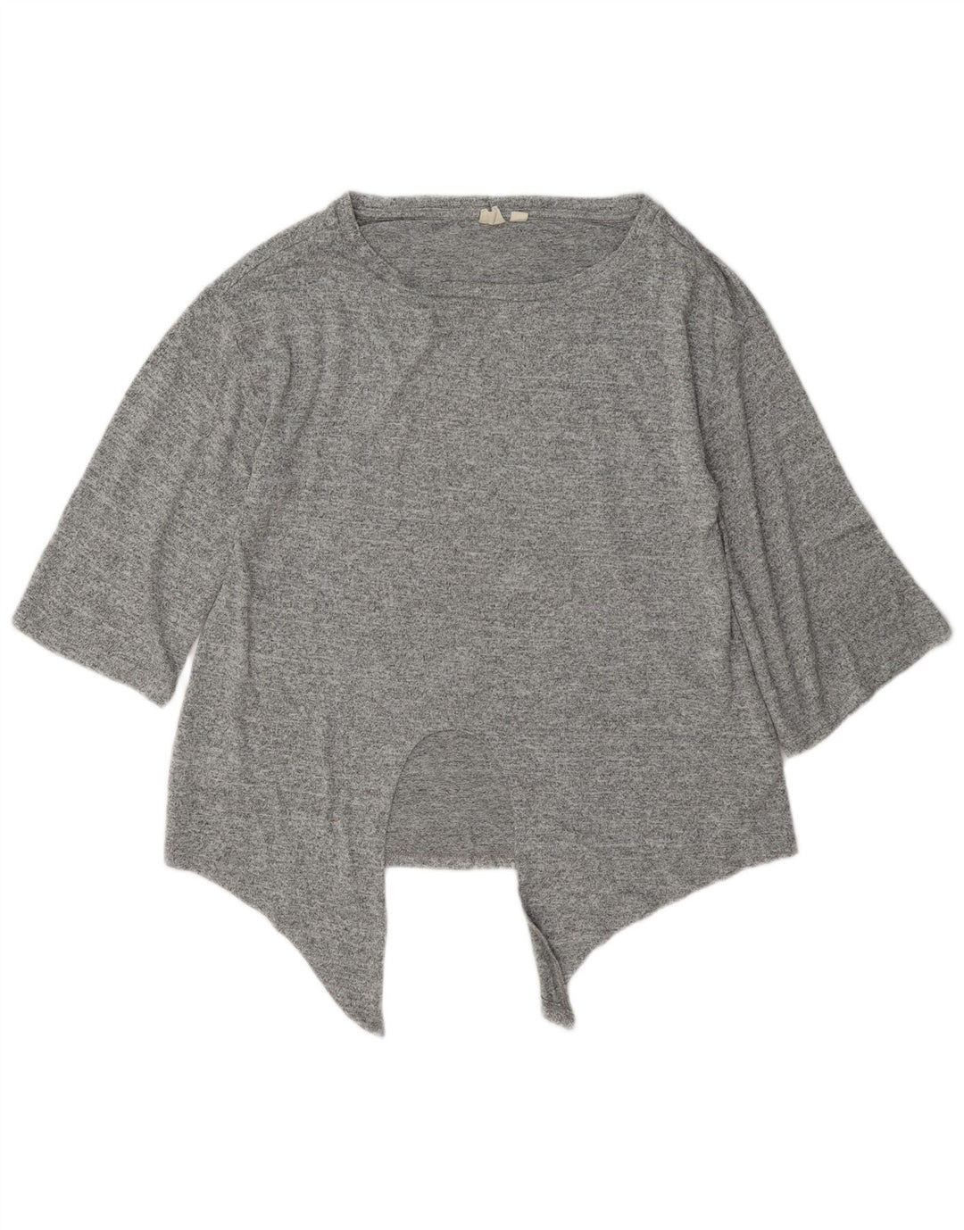 Damski top oversize Gap z asymetryczną tuniką UK 6 XS, szary, nakrapiany poliester