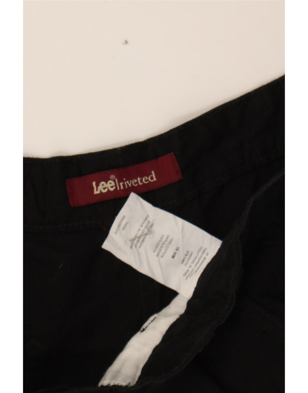 LEE Womens Chino Shorts US 16 2XL W36 Black Cotton Vintage Lee and Second-Hand Lee from Messina Hembry 