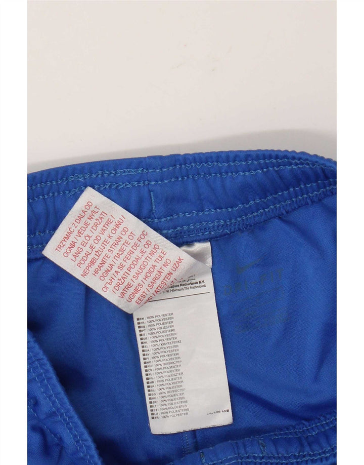 Chłopięce spodenki sportowe Nike Dri Fit 12-13 lat, duże, niebieskie, poliestrowe