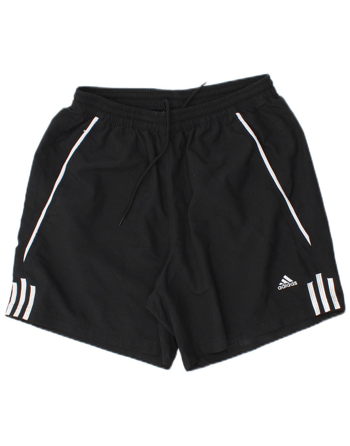 Męskie spodenki sportowe Adidas, średni czarny poliester