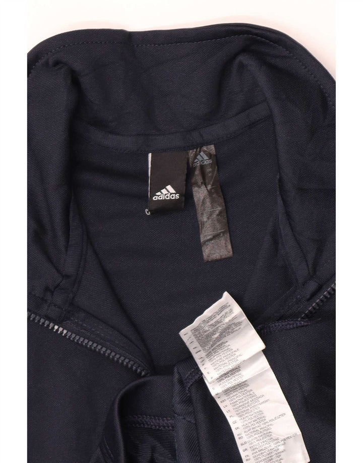 Adidas Męska bluza dresowa, średnia granatowa, poliester