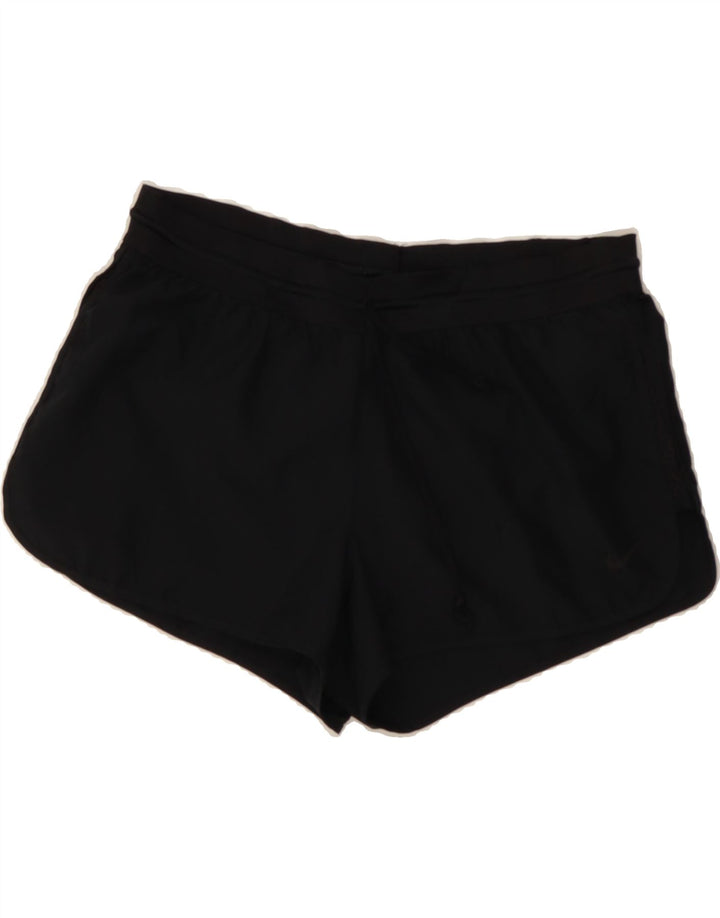 NIKE Womens Dri Fit Sport Shorts UK 14 Medium  Black Polyester Vintage Nike and Second-Hand Nike from Messina Hembry 