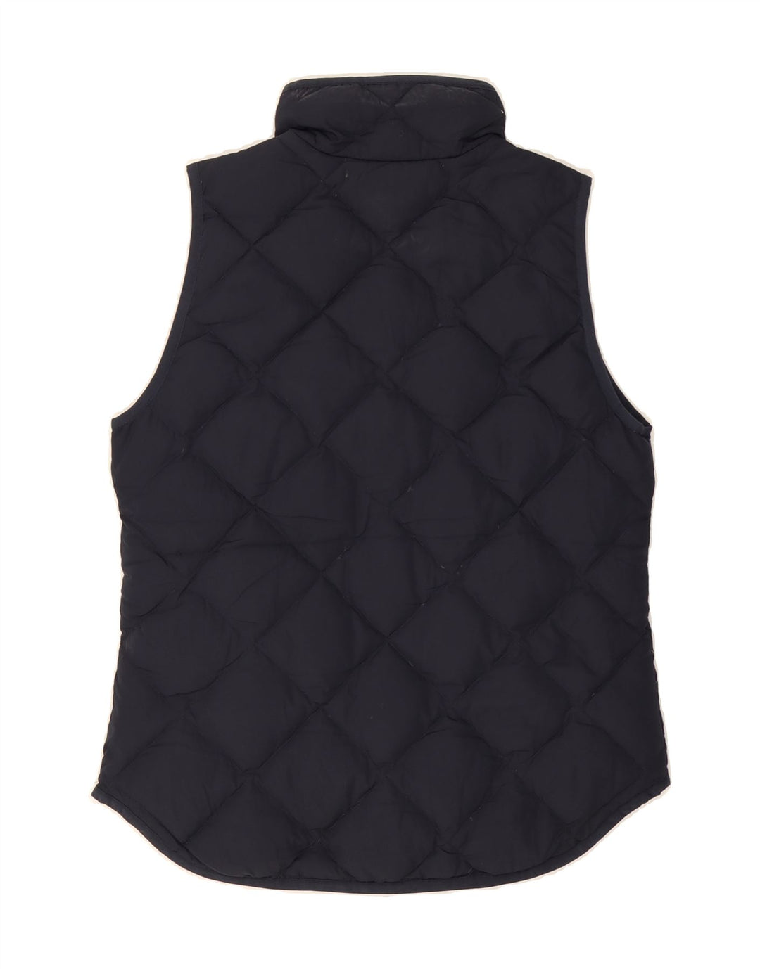 J. CREW Womens Padded Gilet UK 6 XS Navy Blue Polyester Vintage J. Crew and Second-Hand J. Crew from Messina Hembry 