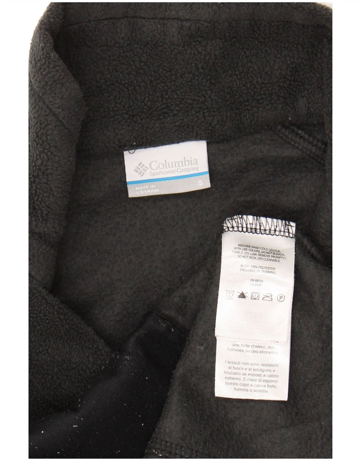 COLUMBIA Womens Fleece Jacket UK 10 Small Grey Polyester