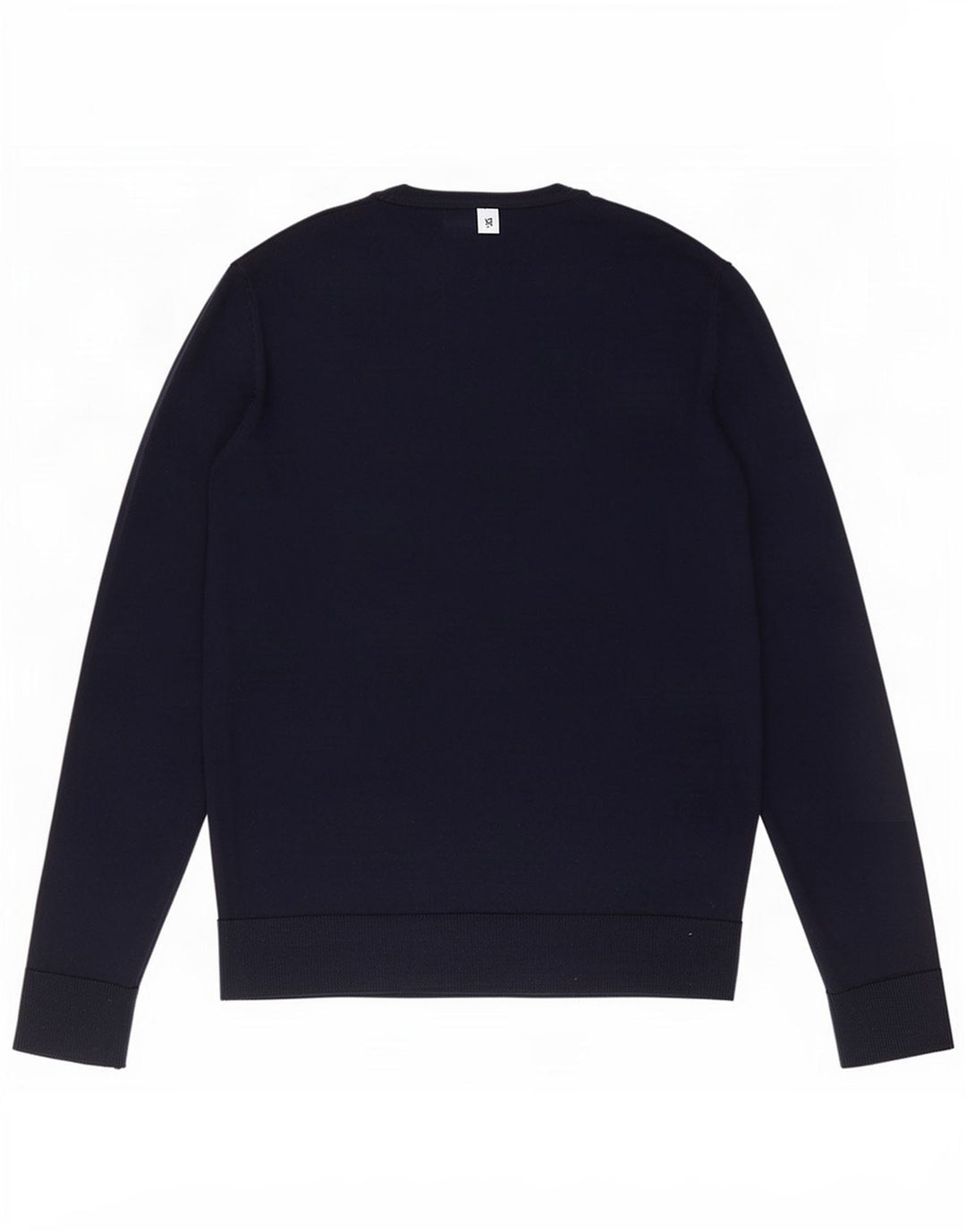 Męski sweter Jack & Jones z okrągłym dekoltem, średni granat, wełna merynosów