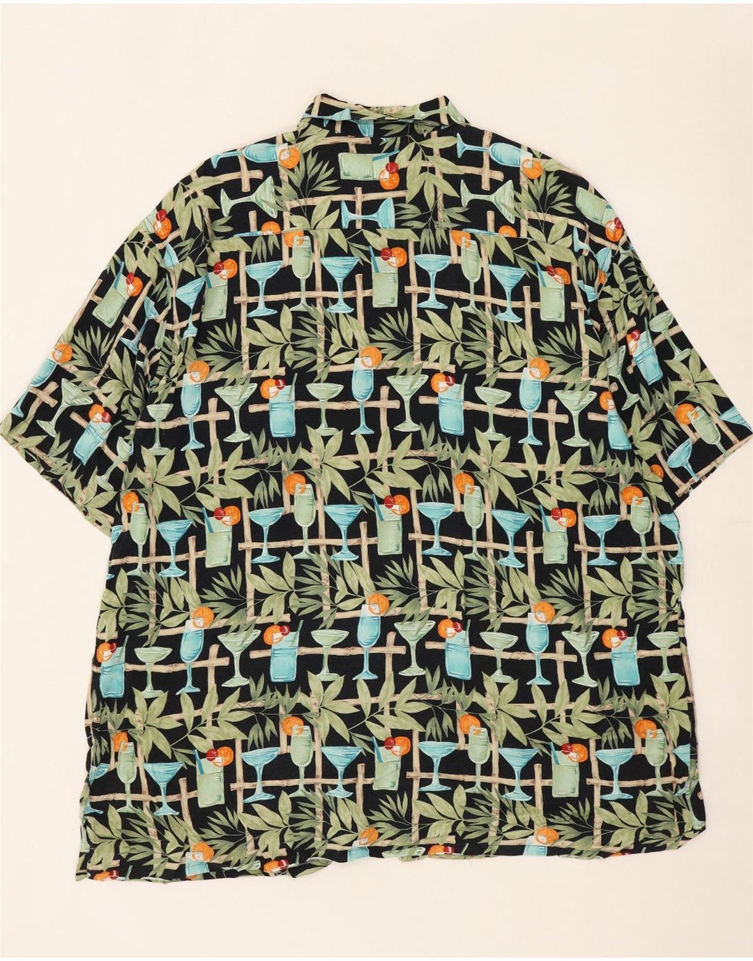 PIERRE CARDIN Męska koszula z krótkim rękawem XL, abstrakcyjny wzór, wielokolorowa