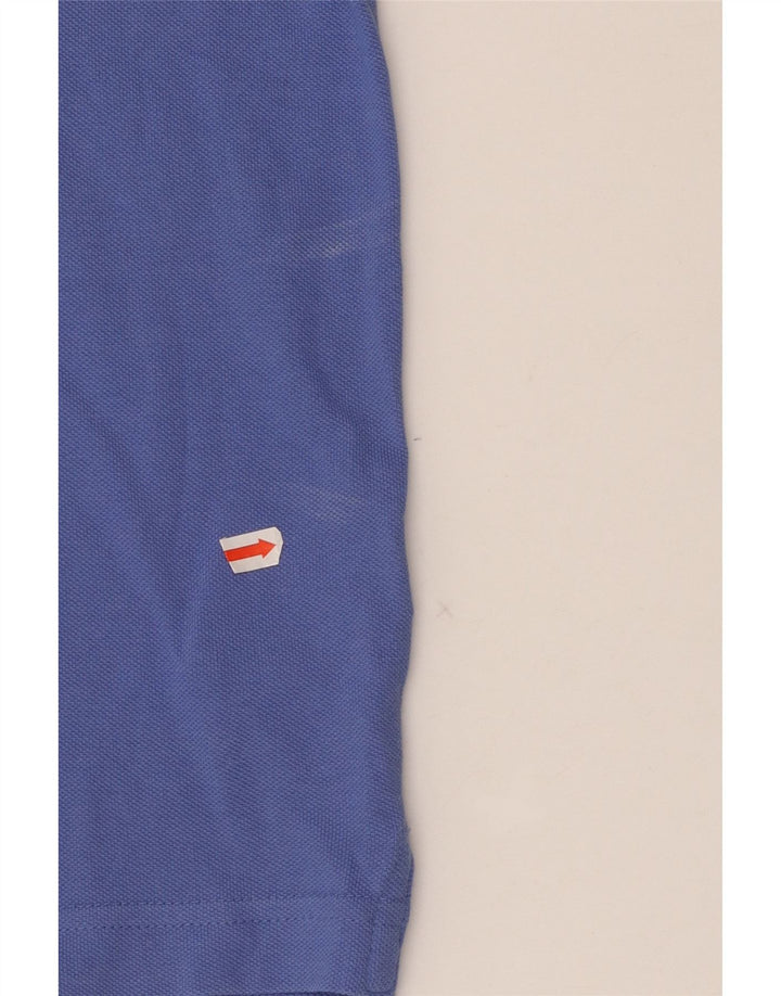 Męska koszulka polo MASSIMO DUTTI, bawełniana, w kolorze średnioniebieskim