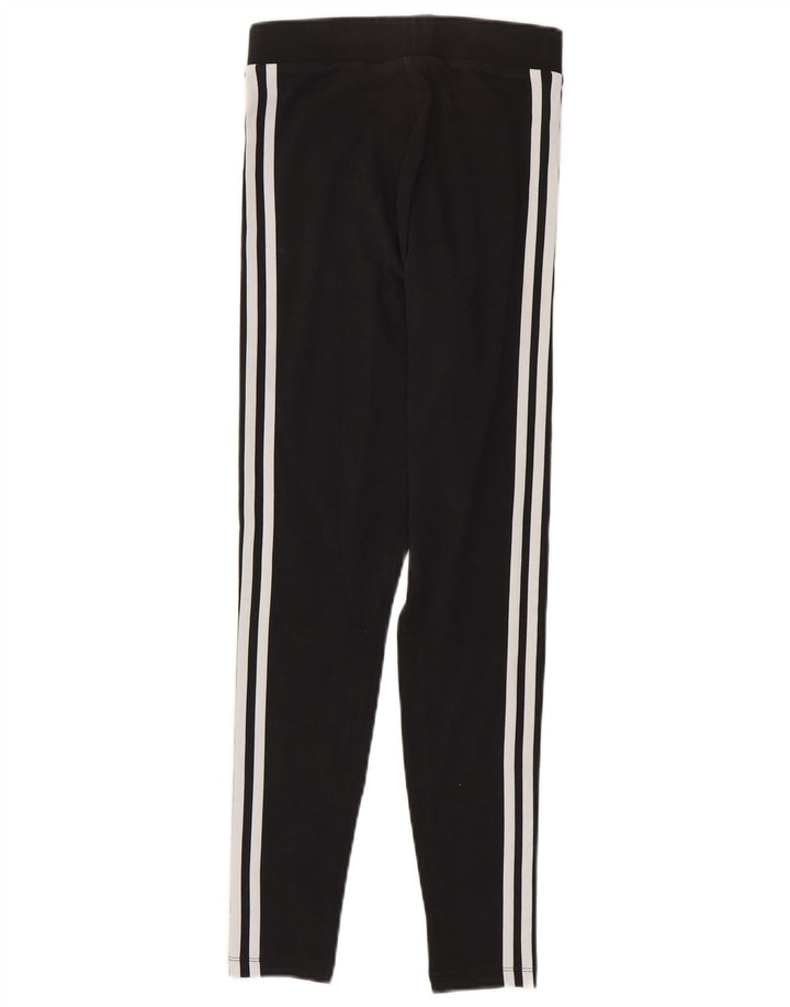 Legginsy Damskie Adidas UK 8 Małe Czarne Bawełniane