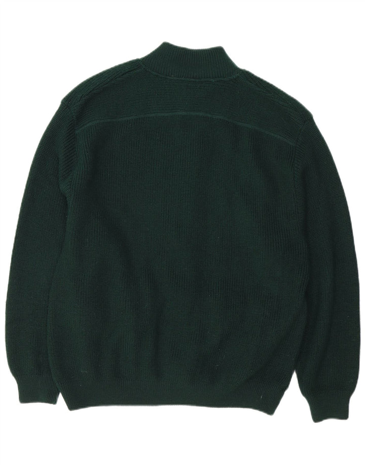 Il Granchio Męski sweter rozpinany, średni zielony