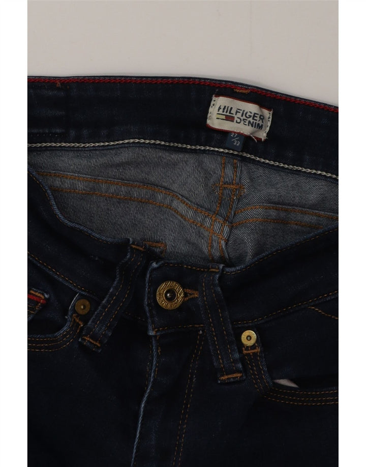 Damskie jeansy skinny TOMMY HILFIGER W27 L32 Granatowa bawełna