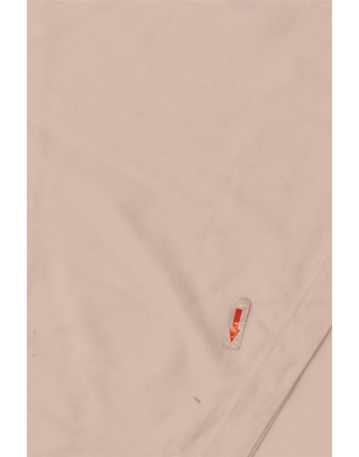 Męska koszulka graficzna Nike z długim rękawem, średnia biała bawełna