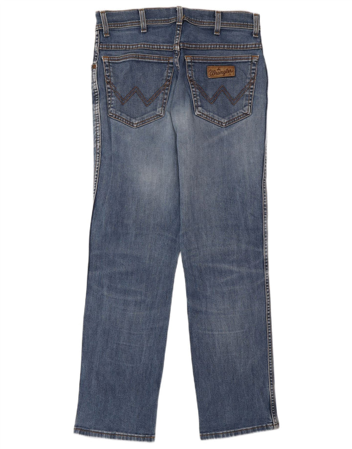 Męskie jeansy WRANGLER Texas Stretch Straight W32 L30 Niebieskie, bawełniane