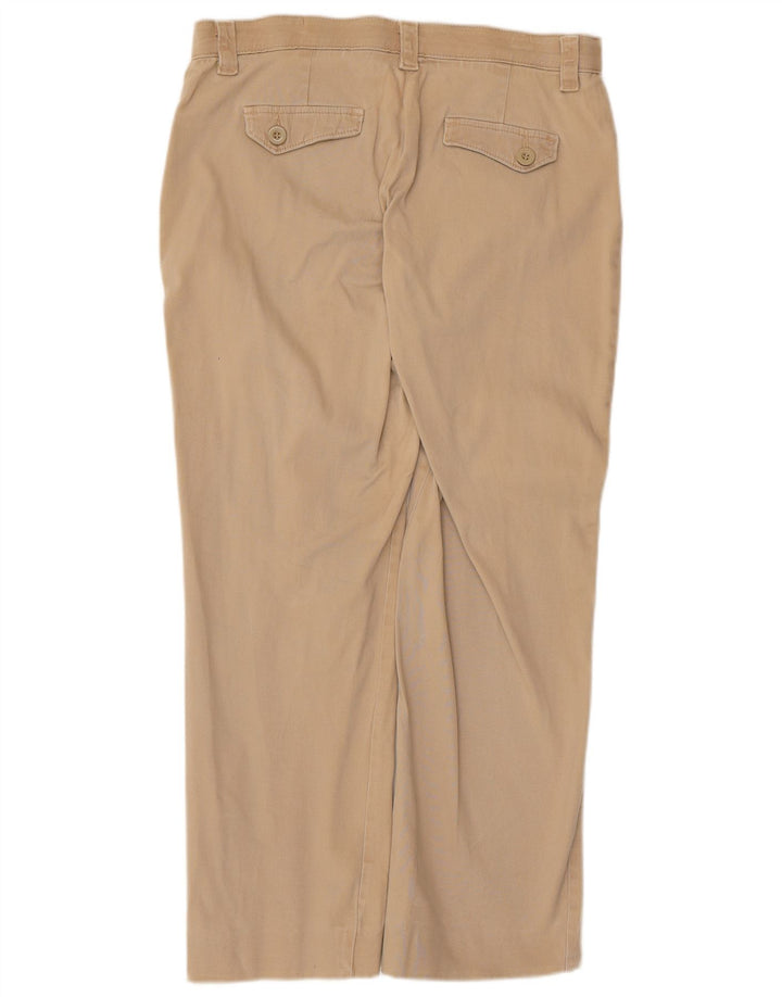 Damskie spodnie Lee Stretch Straight Casual US 8 Medium W32 L27 Beżowe
