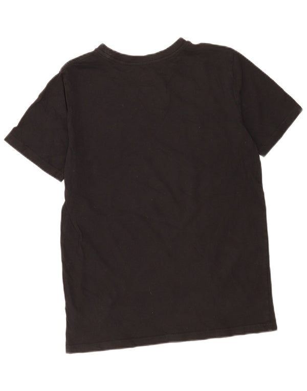 Chłopięcy T-shirt z grafiką Puma, rozmiar 14-15 lat, duży, czarny, bawełniany