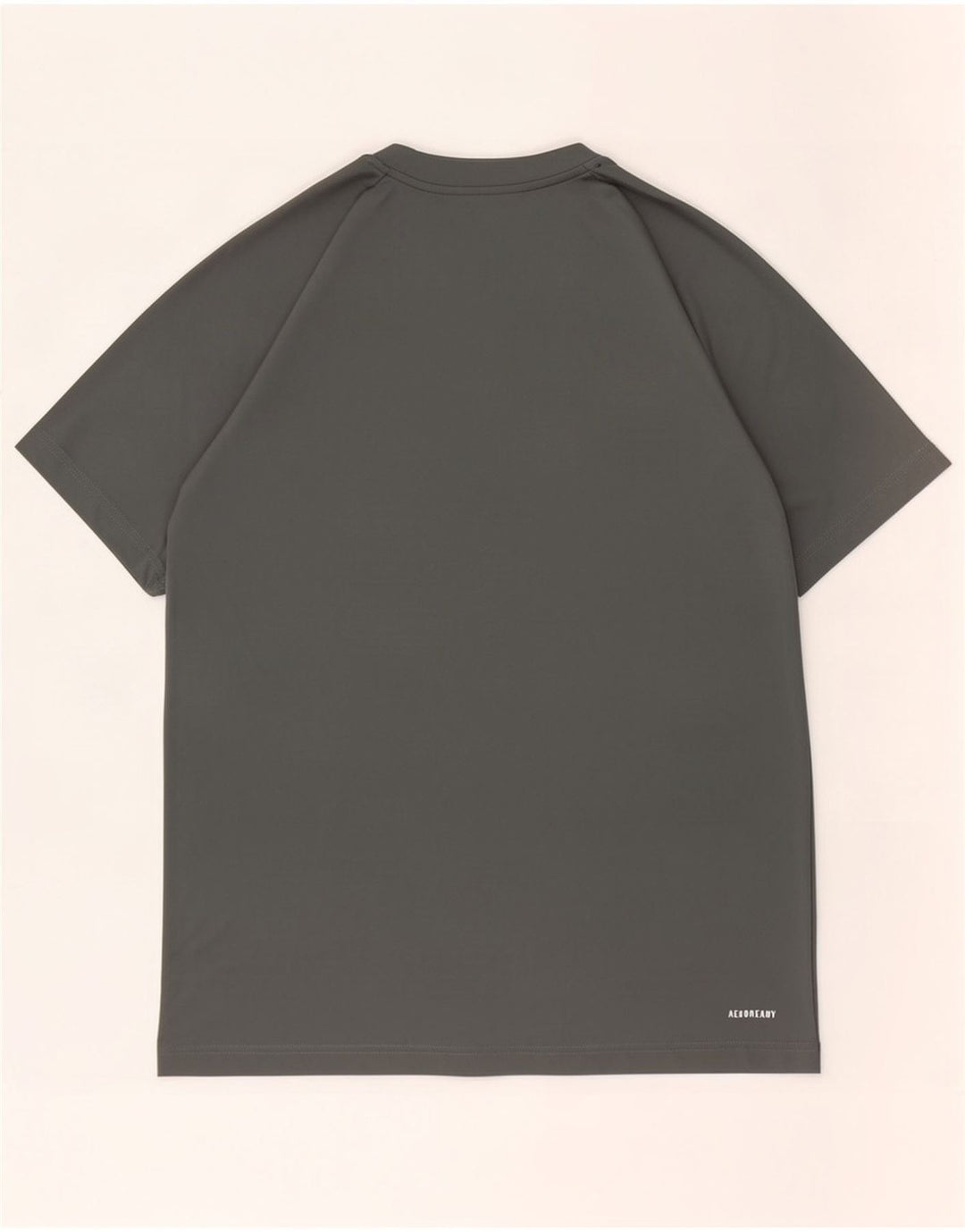 Męska koszulka Adidas Aeroready Top, średni szary poliester