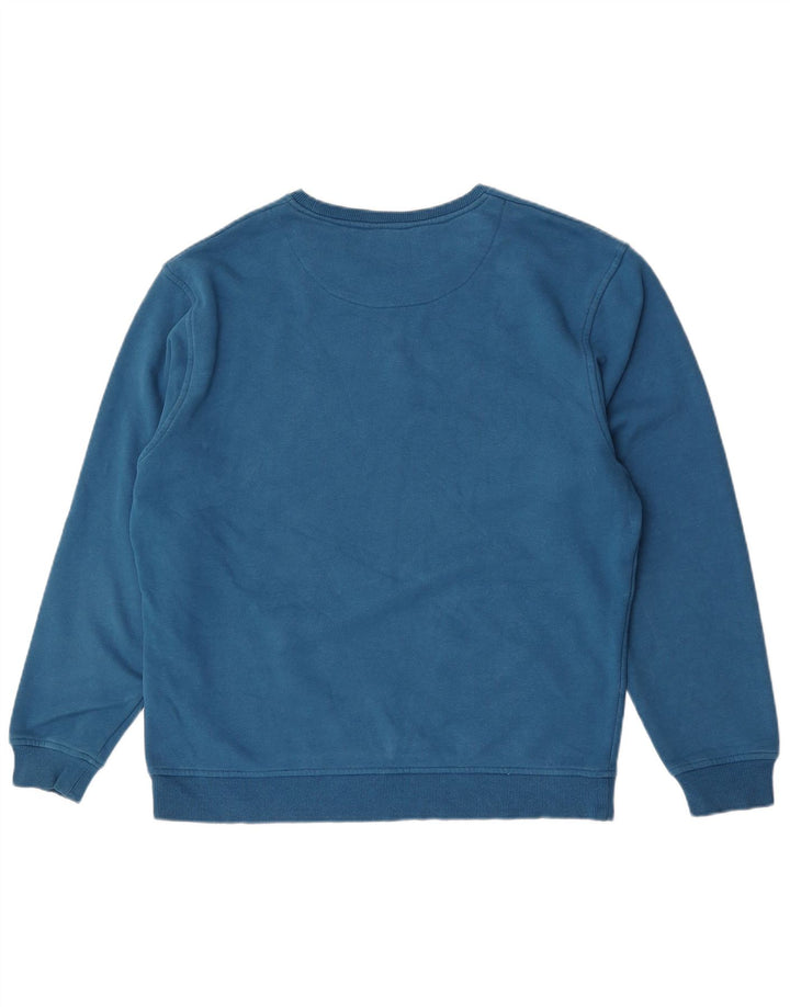 Męski sweter Gabicci, duży, niebieski, bawełniany