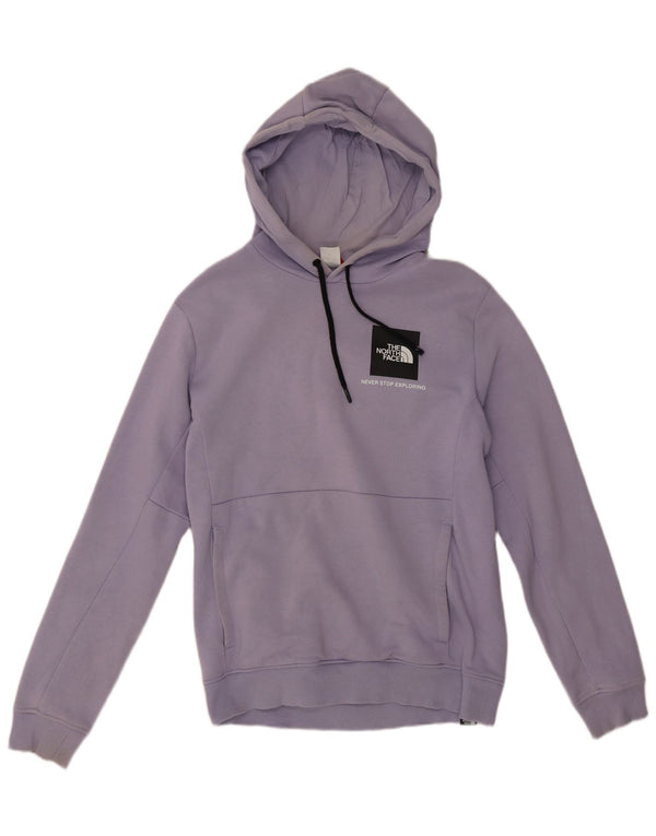 Męski sweter z kapturem The North Face, średni fiolet, bawełna