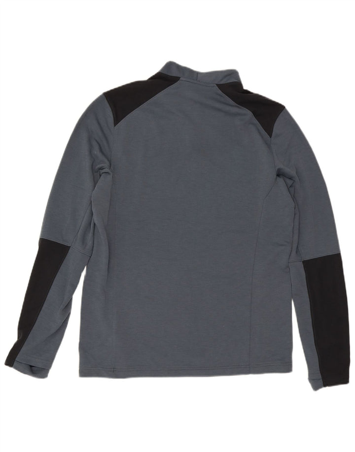 Męski dres Under Armour Cold Gear z pulowerem, duży, szary, z blokami kolorów